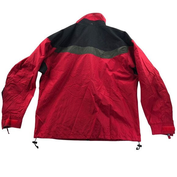 Columbia Mens Jacket Large Red Full Zip Stand Collar Outdoors Hiking Utility - Picture 2 of 16